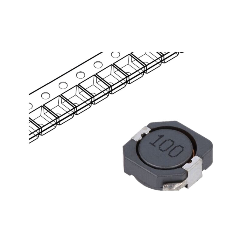 Inductor: fir; SMD; 10uH; 4,4A; 35mΩ; ±20%; 10,3x10,4x4mm; -40÷125°C Inductor: fir; SMD; 10uH; 4,4A; 35mΩ; ±20%; 10,3x10,4x4mm; -40÷125°C