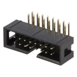 Conector: IDC; soclu; tată; PIN: 16; în unghi 90°; THT; 2,54mm; 2x8