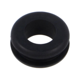 Manşon; Øorif.mont: 18mm; Øorif: 12mm; neagră; Gros.panou: max.4mm