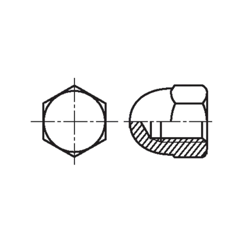 Piuliţă; hexagonală; M10; 1,5; oțel inoxidabil A2; 17mm; BN 635 Piuliţă; hexagonală; M10; 1,5; oțel inoxidabil A2; 17mm; BN 635