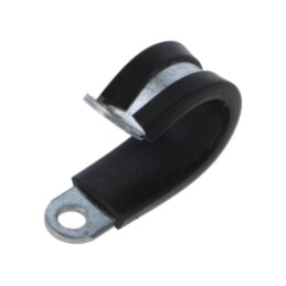Clipsuri; Øbuclă: 13mm; W: 12mm; oţel; Material protecţie: EPDM