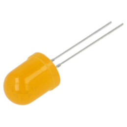LED; portocalie; 10mm; 3500mcd; 30°; Parte frontală: convex; 320mW