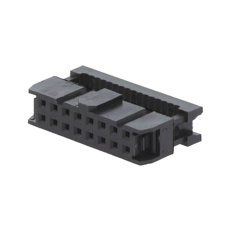 Conector: IDC; mufă; mamă; PIN: 16; IDC; pt.cablu-bandă; 2,54mm; 2x8 Conector: IDC; mufă; mamă; PIN: 16; IDC; pt.cablu-bandă; 2,54mm; 2x8