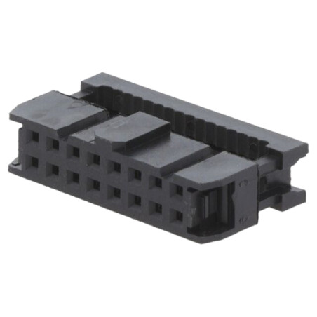 Conector: IDC; mufă; mamă; PIN: 16; IDC; pt.cablu-bandă; 2,54mm; 2x8