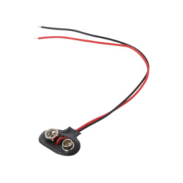 Conector 6F22; 6F22,6LR61; Nr.bat: 1; cabluri; 150mm