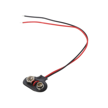 Conector 6F22; 6F22,6LR61; Nr.bat: 1; cabluri; 150mm