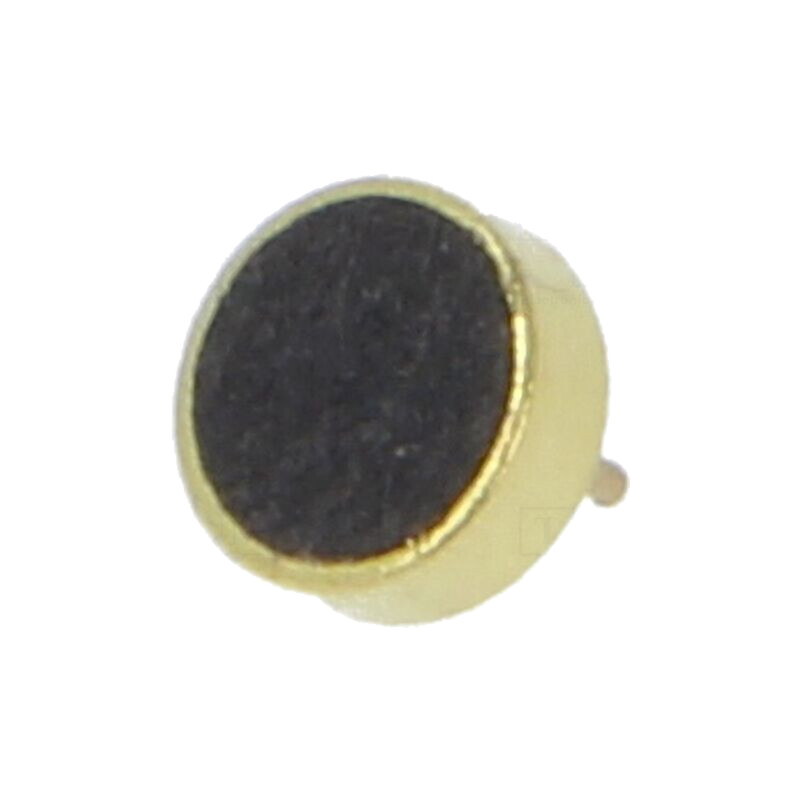 Microfon; electret; 100Hz÷10kHz; 2,2kΩ; -42dB; Ø4x1,5mm; 500uA Microfon; electret; 100Hz÷10kHz; 2,2kΩ; -42dB; Ø4x1,5mm; 500uA