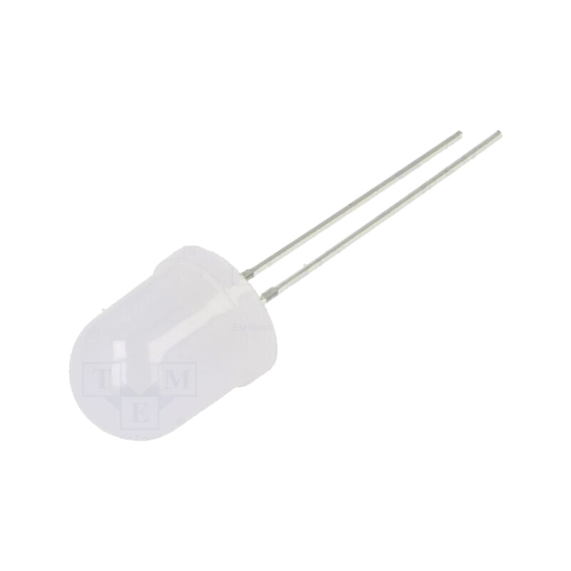 LED; alb rece; 10mm; 5800mcd; 30°; Parte frontală: convex; -30÷85°C LED; alb rece; 10mm; 5800mcd; 30°; Parte frontală: convex; -30÷85°C