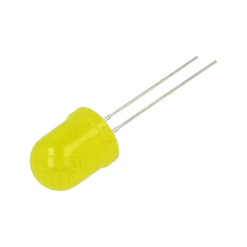 LED; galbenă; 10mm; 3000mcd; 30°; Parte frontală: convex; 5÷20VDC