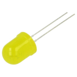 LED; galbenă; 10mm; 3000mcd; 30°; Parte frontală: convex; 5÷20VDC
