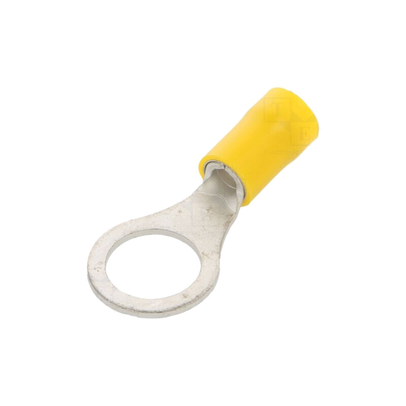 Vârf: inelar; M10; Ø: 10,5mm; 4÷6mm2; crimpat; pe cablu; izolată Vârf: inelar; M10; Ø: 10,5mm; 4÷6mm2; crimpat; pe cablu; izolată