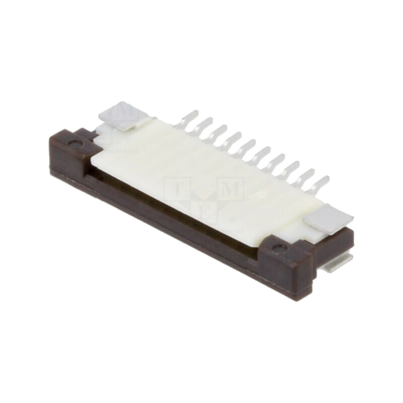 Conector: FFC/FPC; cositorit; SMT; 50V; 0,4A; PIN: 10; orizontală Conector: FFC/FPC; cositorit; SMT; 50V; 0,4A; PIN: 10; orizontală