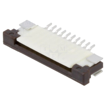 Conector: FFC/FPC; cositorit; SMT; 50V; 0,4A; PIN: 10; orizontală