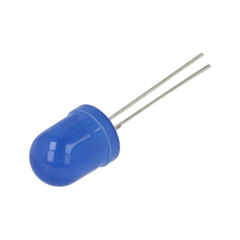 LED; albastru; 10mm; 3000mcd; 30°; Parte frontală: convex; -30÷85°C LED; albastru; 10mm; 3000mcd; 30°; Parte frontală: convex; -30÷85°C
