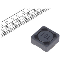 Inductor: fir; SMD; 100uH; 500mA; 790mΩ; ±20%; 7,3x7,3x3,4mm