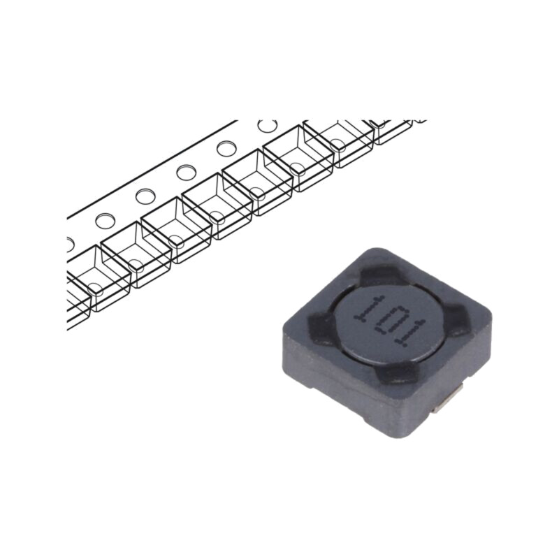 Inductor: fir; SMD; 100uH; 500mA; 790mΩ; ±20%; 7,3x7,3x3,4mm Inductor: fir; SMD; 100uH; 500mA; 790mΩ; ±20%; 7,3x7,3x3,4mm