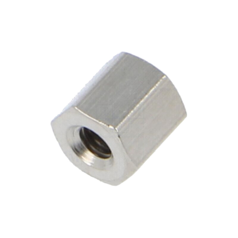 Piuliţă-distanţieră filetată; 5mm; Filet int: M2,5; hexagonală Piuliţă-distanţieră filetată; 5mm; Filet int: M2,5; hexagonală
