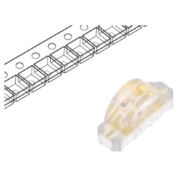 LED; RGB; SMD; 1206; 3x1,5x1mm; 100°; 25mA; λd: 470nm,525nm,624nm