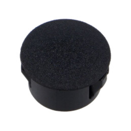 Capac de protecţie; H: 10,3mm; cu împingere,clichet; neagră