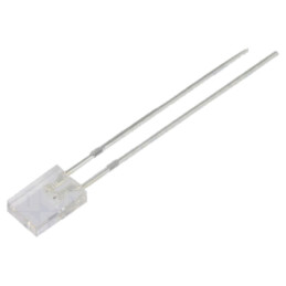LED; roşie,verde; dreptunghiulară; 2x5x7mm; bipolară; 500÷750mcd