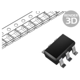 IC: power switch; high-side,USB switch; 2,1A; Ch: 1; P-Channel; SMD