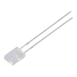 LED; roşie,albastru; dreptunghiulară; 2x5x7mm; bipolară; 120°