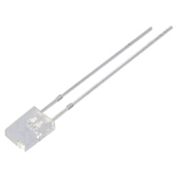 LED; roşie,galbenă; dreptunghiulară; 2x5x7mm; bipolară; 120°; 30mA