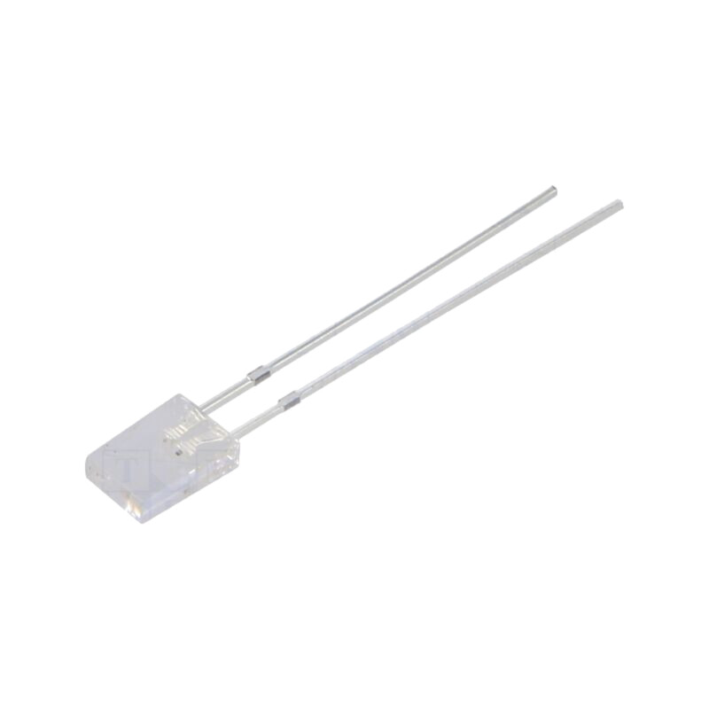 LED; albastru,galbenă; dreptunghiulară; 2x5x7mm; bipolară; 120°