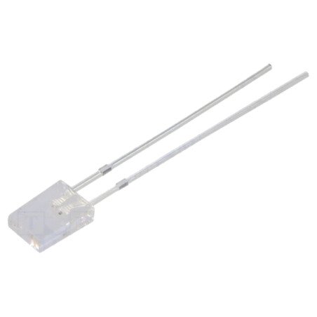 LED; albastru,galbenă; dreptunghiulară; 2x5x7mm; bipolară; 120°