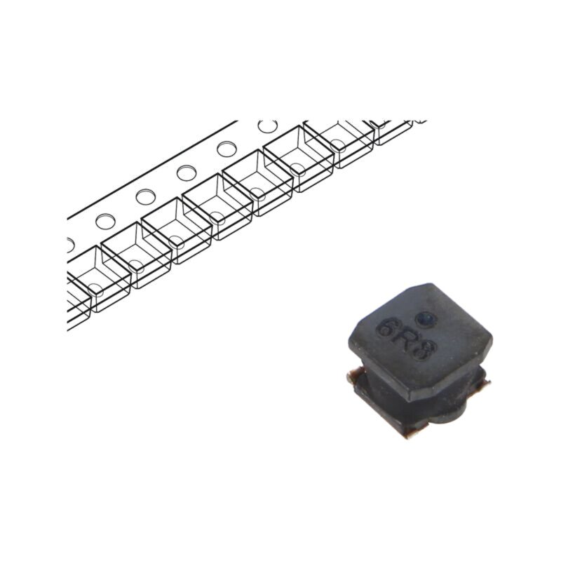 Inductor: fir; SMD; 6,8uH; 4,7A; 47mΩ; ±20%; VLS; 6x6x4,5mm Inductor: fir; SMD; 6,8uH; 4,7A; 47mΩ; ±20%; VLS; 6x6x4,5mm