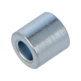 Manşon distanţier; 4mm; cilindric; oţel; zinc; Diam.ext: 4mm
