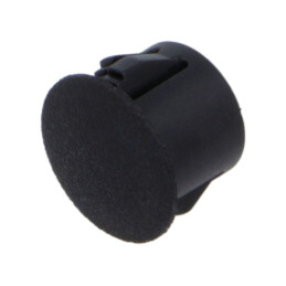 Capac de protecţie; H: 10,3mm; cu împingere,clichet; neagră
