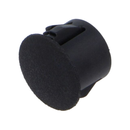 Capac de protecţie; H: 10,3mm; cu împingere,clichet; neagră