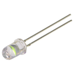 LED; albastru (ice blue); 5mm; 60°; Parte frontală: convex; 420mW