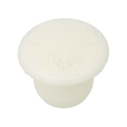 Capac de protecţie; H: 7,5mm; cu împingere; Diam.flanşă: 12mm