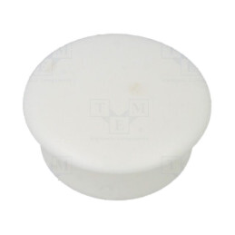 Capac de protecţie; H: 4mm; cu împingere; Diam.flanşă: 12mm; albă