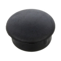 Capac de protecţie; H: 4mm; cu împingere; Diam.flanşă: 12mm; LDPE