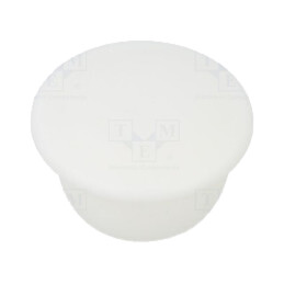 Capac de protecţie; H: 8,5mm; cu împingere; Diam.flanşă: 19mm