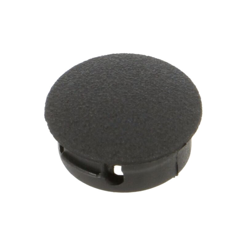 Capac de protecţie; H: 6,4mm; cu împingere,clichet; neagră; PGM-5 Capac de protecţie; H: 6,4mm; cu împingere,clichet; neagră; PGM-5