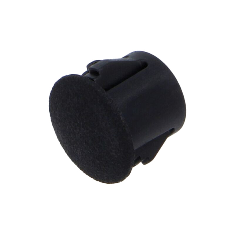 Capac de protecţie; H: 6,4mm; cu împingere,clichet; neagră