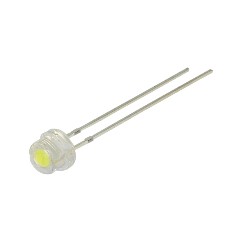 LED; albă; 4,8mm; 140°; Parte frontală: convex; 11,5÷12VDC; 420mW LED; albă; 4,8mm; 140°; Parte frontală: convex; 11,5÷12VDC; 420mW