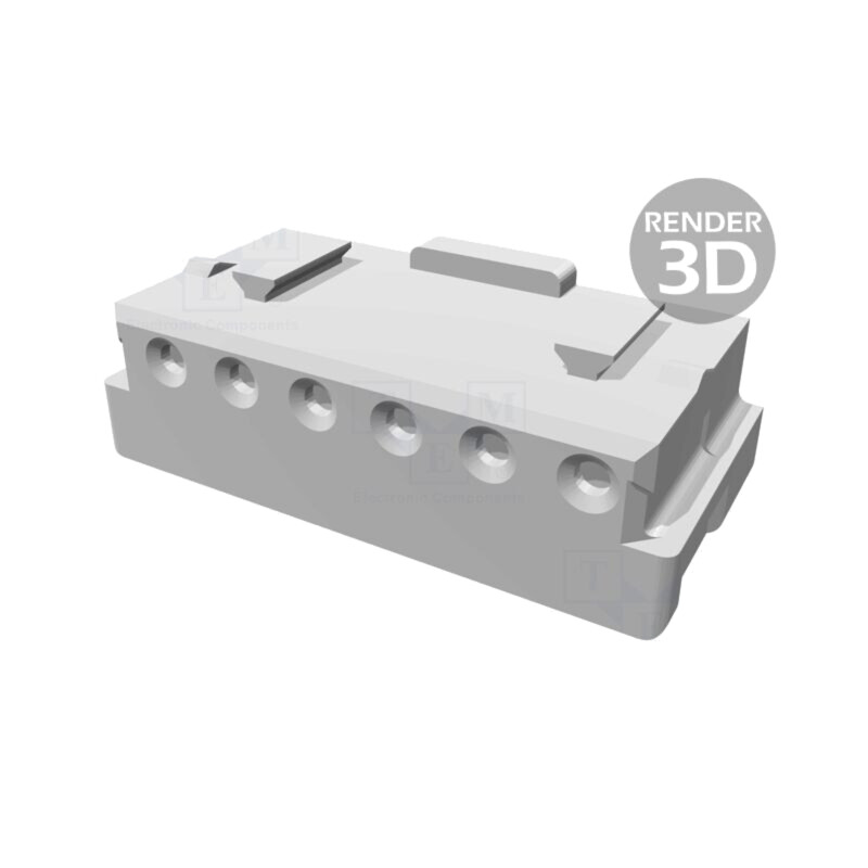 Conector: cablu-placă; mufă; mamă; PIN: 6; CT; pe cablu; 2mm; AMP Conector: cablu-placă; mufă; mamă; PIN: 6; CT; pe cablu; 2mm; AMP