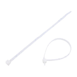 Colier de strângere; L: 205mm; W: 4,7mm; naturală; poliamidă; 267N