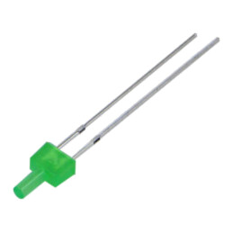 LED; verde; rotund; bipolară; 1120÷1560mcd; 90°; 30mA; 2,9÷3,4VDC