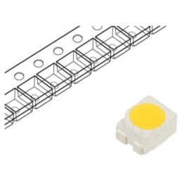 LED; alb cald; SMD; 3528,PLCC4; 32÷35lm; 2700-3000(typ)-3300K