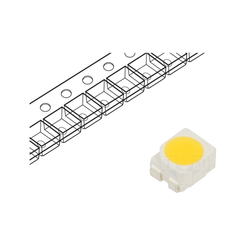 LED; alb cald; SMD; 3528,PLCC4; 32÷35lm; 2700-3000(typ)-3300K