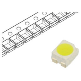 LED; alb rece; SMD; 3528,PLCC4; 32÷35lm; 8500-10000(typ)-18000K