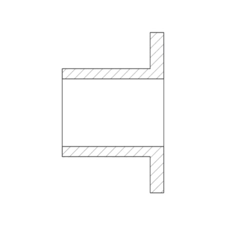 Bucşă izolantă; Øint: 5,1mm; UL94V-2; poliamidă 66; H: 4,7mm