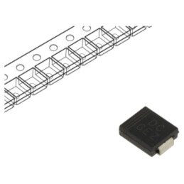 Diodă: TVS; 1,5kW; 26,7V; 38,6A; unidirecţională; SMC; rolă,bandă