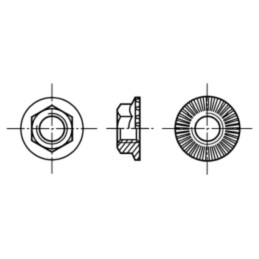 Piuliţă; hexagonală; M5; 0,8; oţel; Acoperire: finisaj negru; 8mm